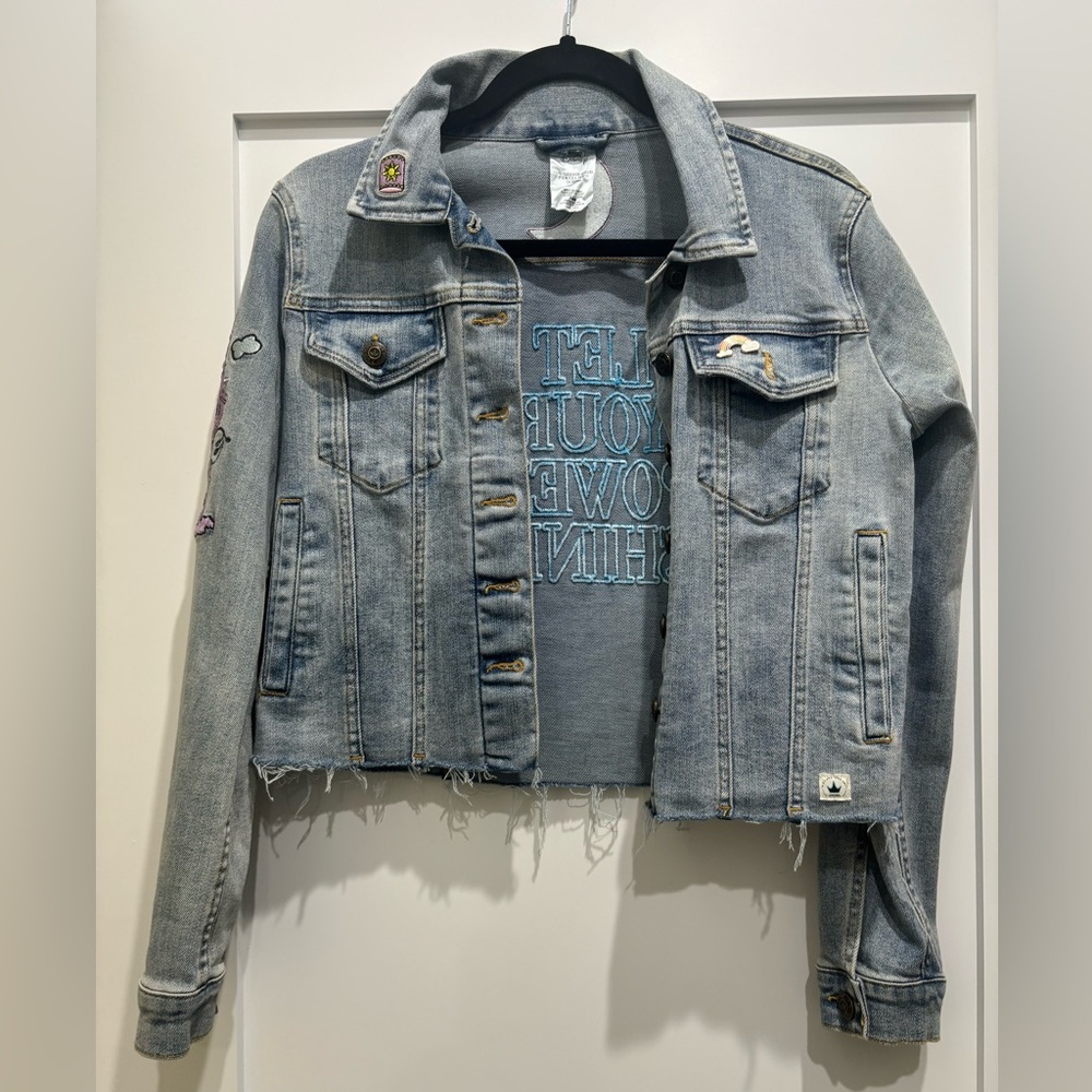 Disney Rapunzel Denim Jacket with Embroidered Details - New